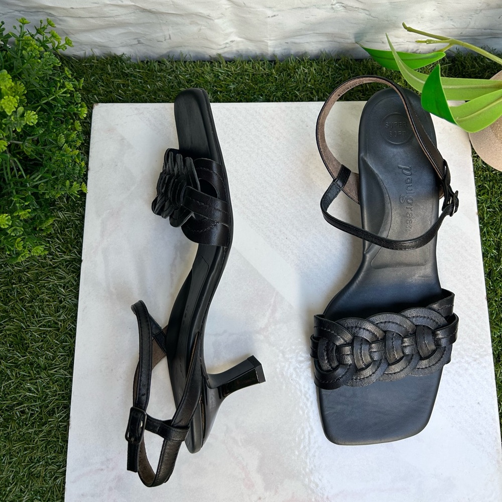 Paul Green Black Sandals
